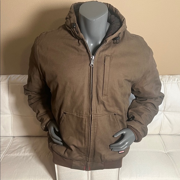 craftsman Other - Craftsman Men's Brown Canvas Jacket insulated Size Large